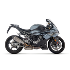 Supersportiva argento e nera con scarico Arrow Pista, esempio di moto su cui si usa il db-killer 11015DB
