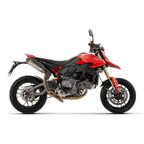 Ducati Hypermotard V2 rossa con impianto Arrow, vista laterale sinistra