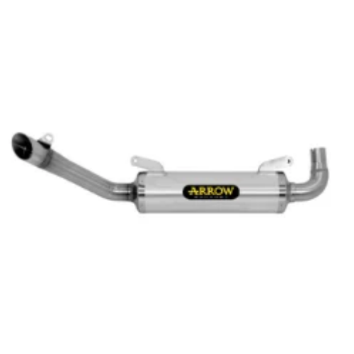 Terminale Arrow Thunder 51509AO in alluminio con logo Arrow e raccordo d'innesto per Aprilia RS4 125