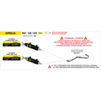 Arrow 52013AKN Terminale Thunder Racing Alluminio Dark Fondello Carbonio – Aprilia RX/SX 125 2025-2026 - Moon Bike - Vista 2