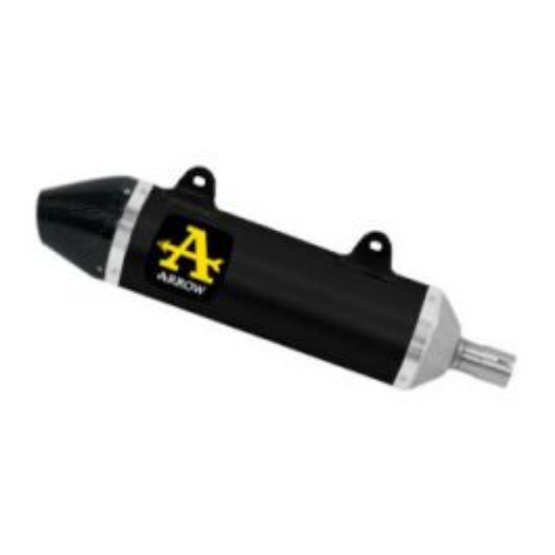 Arrow 52013AKN Terminale Thunder Racing Alluminio Dark Fondello Carbonio – Aprilia RX/SX 125 2025-2026 - Moon Bike - Vista 1