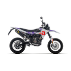 Arrow 52013AON Terminale Thunder Racing Alluminio Dark Fondello Acciaio – Aprilia RX/SX 125 2025-2026 - Moon Bike - Vista 3