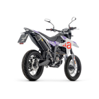 Arrow 52013AON Terminale Thunder Racing Alluminio Dark Fondello Acciaio – Aprilia RX/SX 125 2025-2026 - Moon Bike - Vista 4