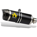 Arrow 52509AKN Terminale Thunder Alluminio Dark Fondello Carbonio – Aprilia RX/SX 125, UM DSR EX, Malaguti XTM/XSM - Moon Bike - Vista 1