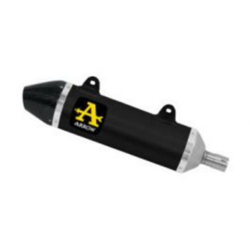 Arrow 52510AKN Terminale Thunder Alluminio Dark Fondello Carbonio – Aprilia RX/SX 125 2021-2024 - Moon Bike - Vista 1