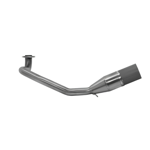 Arrow 53056MI collettore racing in acciaio inox per Honda Forza 125, tubo curvo con terminale conico