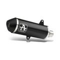 Arrow 53536ANN terminale Urban in alluminio Dark nero con logo Arrow, per Vespa GTS 300 e GTV