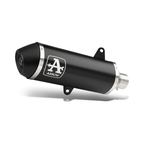 Arrow 53536ANN terminale Urban in alluminio Dark nero con logo Arrow, per Vespa GTS 300 e GTV