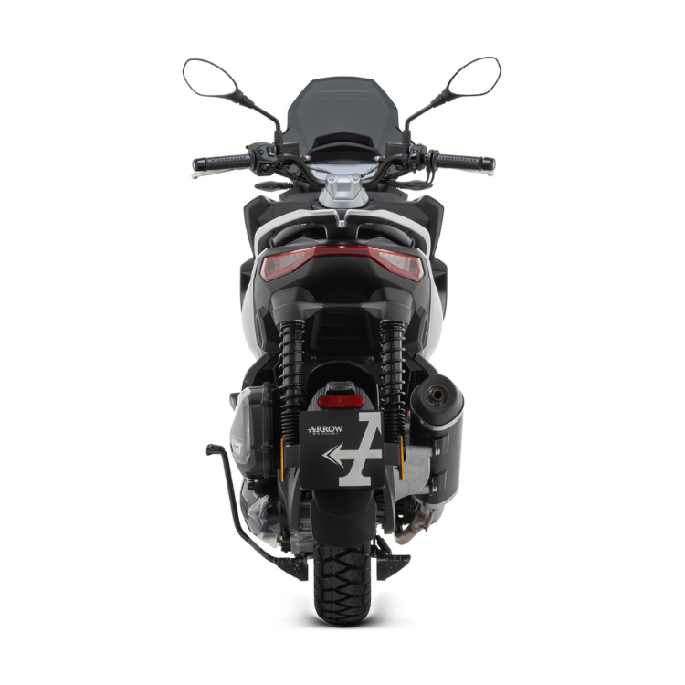 Arrow 53549ANN Scarico Completo Urban Alluminio Dark Fondello Acciaio Dark Omologato – Aprilia SR GT 125/200 (2022-2024) - Moon Bike - Vista 5