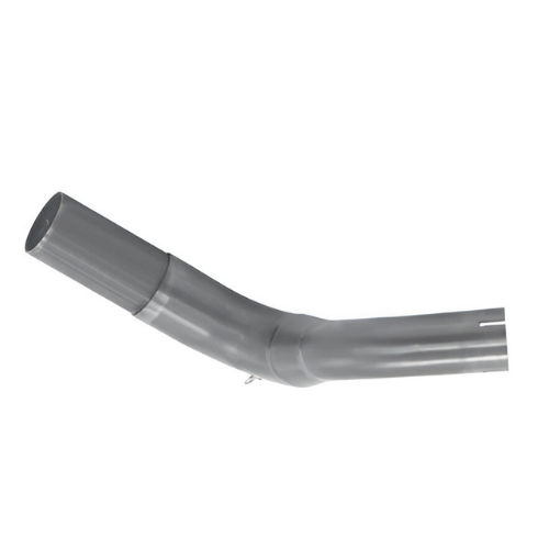 Raccordo centrale catalitico Arrow 71689KZ in acciaio inox per Benelli TRK 502, vista d'insieme
