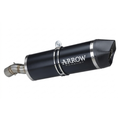 Terminale Arrow 71746AKN Maxi Race-Tech in alluminio Dark con fondello in carbonio