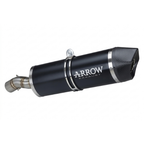 Terminale Arrow 71746AKN Maxi Race-Tech in alluminio Dark con fondello in carbonio