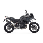 BMW F 800 GS 2024 con impianto di scarico Arrow, vista laterale sinistra