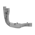 Raccordo centrale Arrow 71805MI non catalitico in acciaio inox per Aprilia RSV 4 e Tuono V4, vista d'insieme