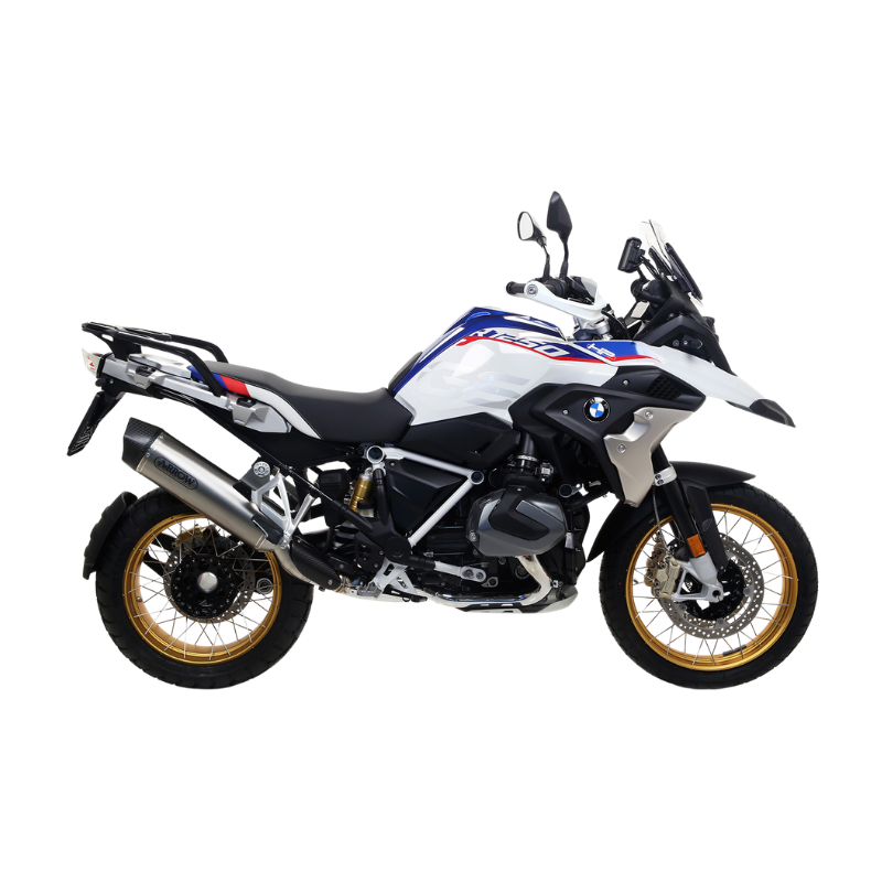 BMW R 1250 GS con terminale Arrow, foto di gamma del costruttore