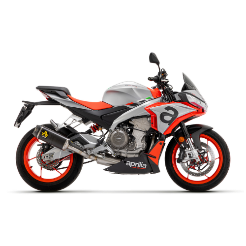 Aprilia Tuono 660 con l'impianto Arrow Indy Race su cui si monta il terminale 71929MK