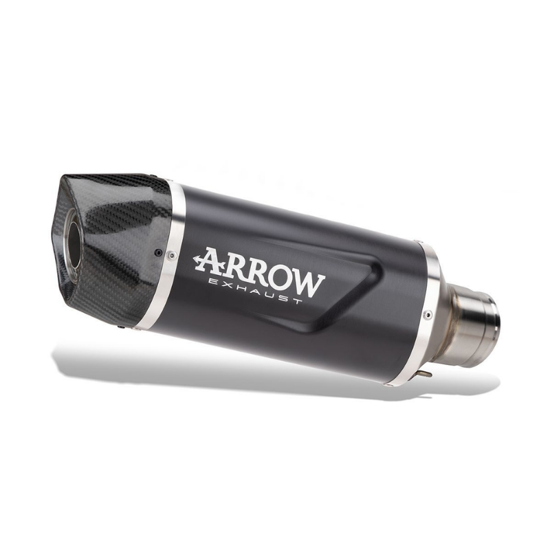 Arrow 71988AKNT terminale Indy Race EVO in alluminio Dark nero con fondello in carbonio per Yamaha MT-09 / MT-09 SP 2024-2026
