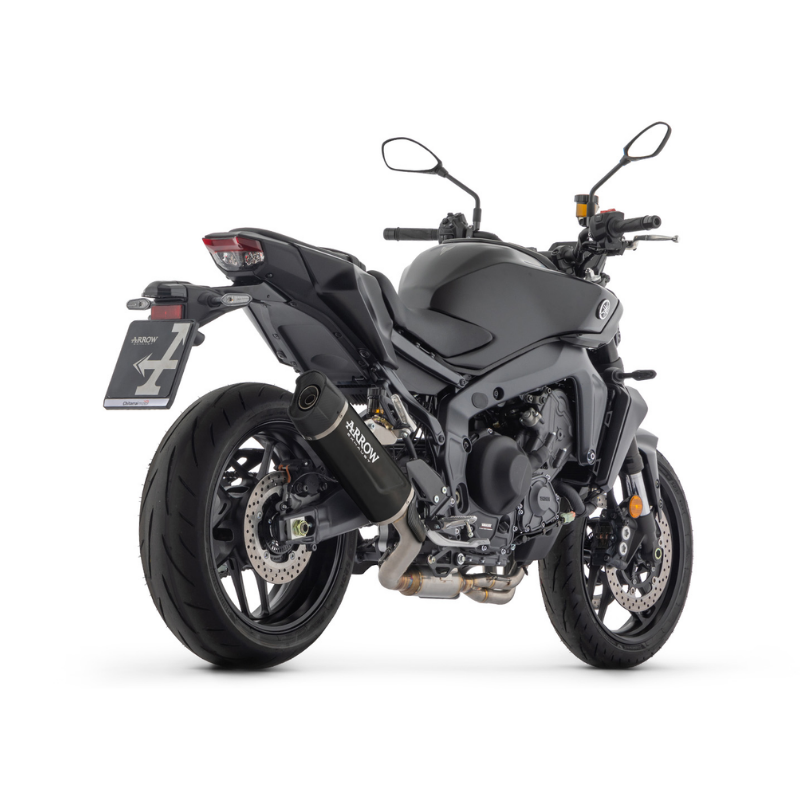 Yamaha MT-09 con terminale Arrow Indy Race EVO Dark montato, foto 4