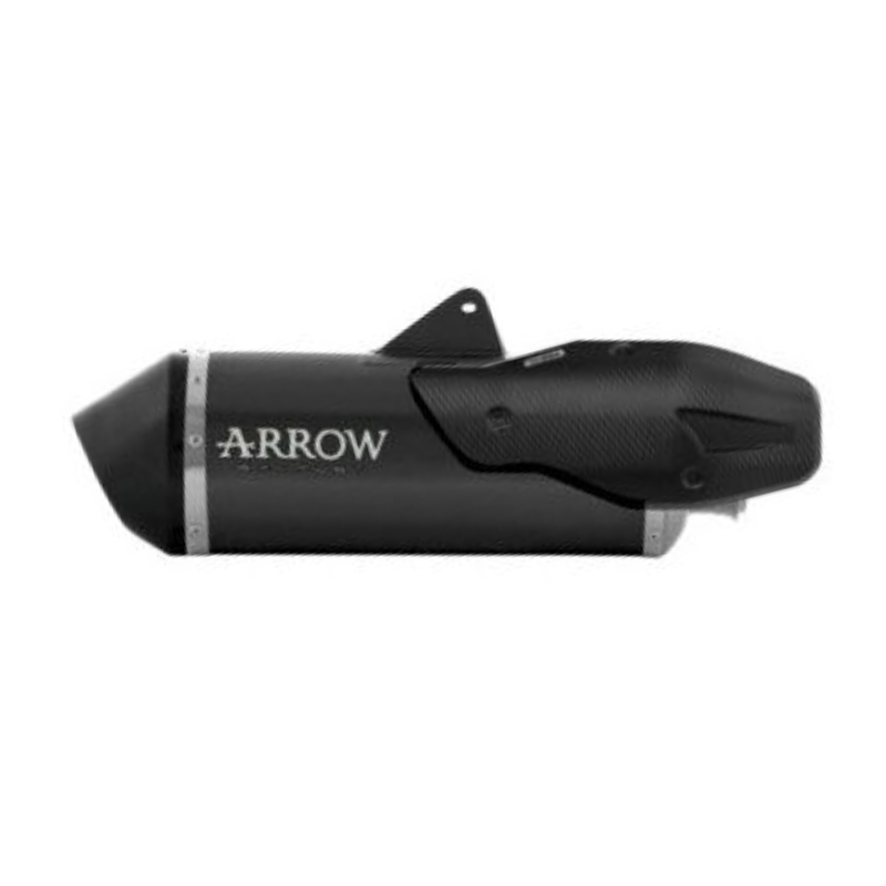 Terminale Arrow Sonora 72001SKN in titanio Dark con fondello in carbonio