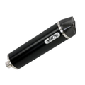 Terminale Arrow 72612AKN Maxi Race-Tech in alluminio Dark con fondello in carbonio, vista d'insieme