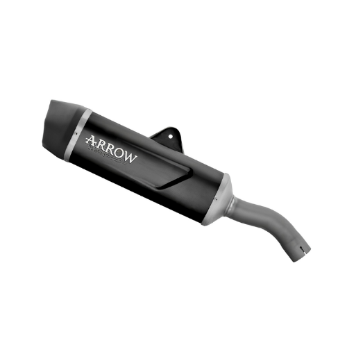 Terminale Arrow 72653AKN Indy Race EVO in alluminio Dark con fondello in carbonio