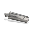 Terminale Arrow 72653PO Indy Race EVO in titanio con fondello in acciaio inox