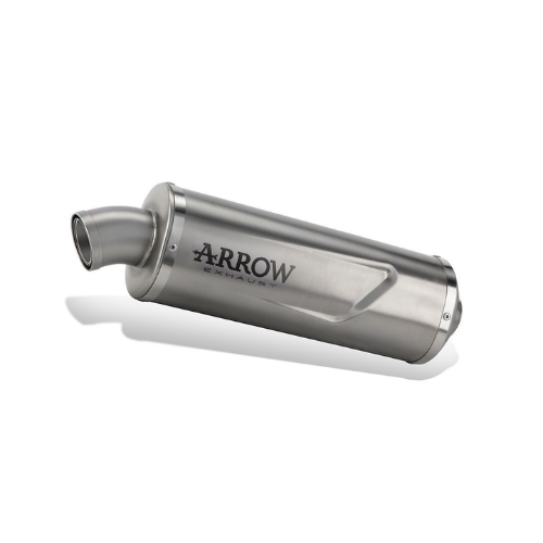 Terminale Arrow 72653PO Indy Race EVO in titanio con fondello in acciaio inox