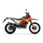 KTM 390 Enduro R arancione con terminale Arrow 72680AKN, vista laterale