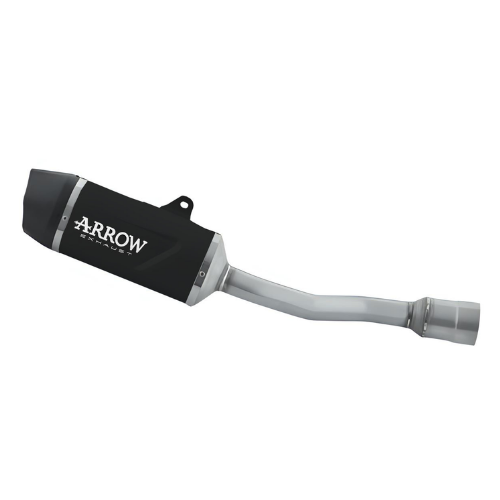 Terminale Arrow 72680AKN Indy Race EVO alluminio Dark con raccordo inox