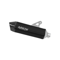 Terminale Arrow 73512AKN Race-Tech in alluminio Dark con fondello in carbonio, vista d'insieme