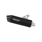 Terminale Arrow 73512AKN Race-Tech in alluminio Dark con fondello in carbonio, vista d'insieme