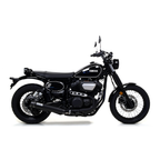 Yamaha SCR 950 con scarico Arrow Rebel montato, lato sinistro