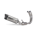 Kit completo Arrow 77008PK: terminale Indy Race EVO in titanio, collettori e raccordo in acciaio