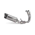 Kit completo Arrow 77008PK: terminale Indy Race EVO in titanio, collettori e raccordo in acciaio