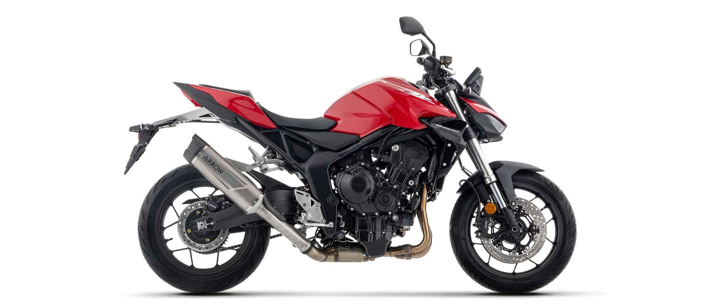 Terminale Indy Race EVO titanio con fondello carby per Honda CB 1000 Hornet / SP 2025/2026 - Arrow (71982PK)