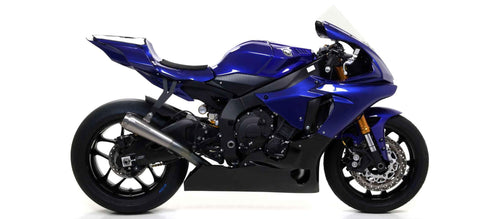 Arrow 71179HCP Kit Intermedio Racing Terminale Pro-Race Titanio + Raccordo – Yamaha YZF-R1 (2017-2025) - Moon Bike - Vista 1