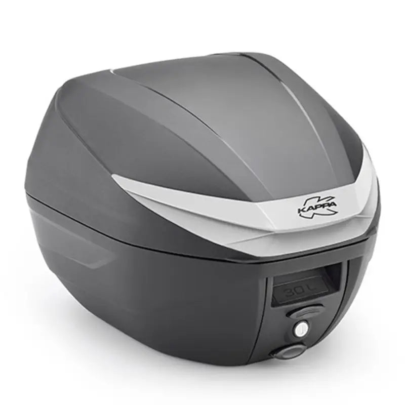 Kappa K3000N Bauletto Monolock 30 Litri Nero – Con Piastra K628 e Kit Universale Moto Scooter
