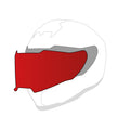 Visiera trasparente Bayard SP-51 di ricambio per casco integrale, codice 125251 — illustrazione del fornitore
