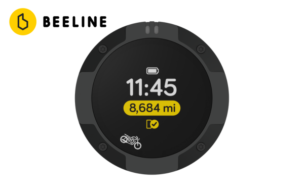 Beeline Moto II Navigatore Moto Bluetooth BEELINEMOTO2BLK: navigatore con schermata orario