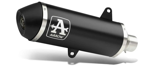 Arrow 53537ANN Terminale Urban Alluminio Dark Omologato – Piaggio Vespa Primavera 125 / Sprint 125 - Moon Bike - Vista 1