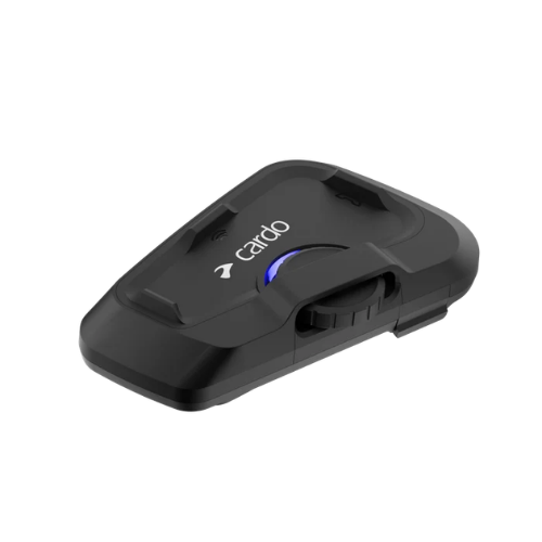 Unita Cardo Freecom 2X vista dall'alto, profilo sottile e ruota dei controlli