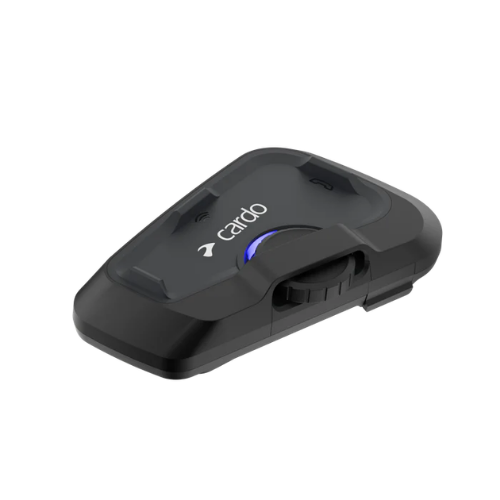 Cardo Freecom 4X vista laterale con ruota dei controlli e tasti di comando