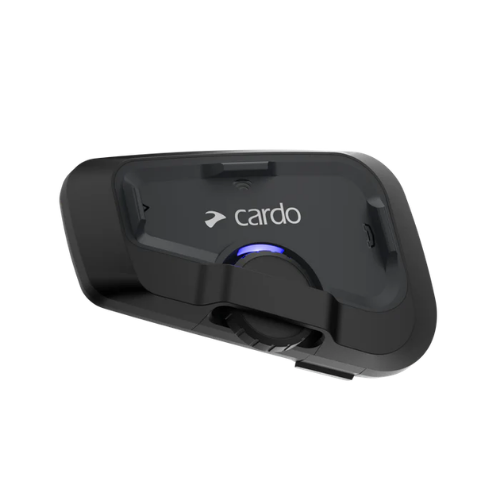 Unita Cardo Freecom 4X vista dall'alto, profilo sottile e ruota dei controlli
