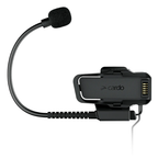 Dettaglio culla Air Mount e microfono a braccio del kit casco jet Cardo Packtalk