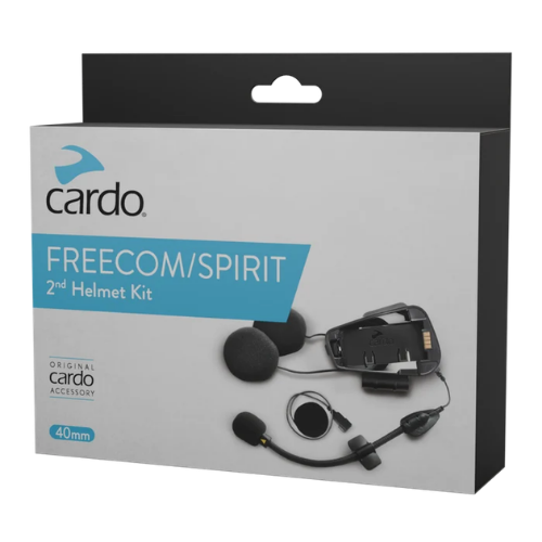 Confezione Cardo Freecom Spirit 2nd Helmet Kit con altoparlanti HD da 40 mm