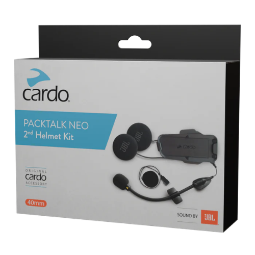 Kit secondo casco Cardo Packtalk Neo e Custom con altoparlanti Sound by JBL 40 mm