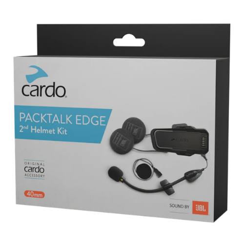 Kit secondo casco Cardo Packtalk Pro e Edge con altoparlanti Sound by JBL 40 mm