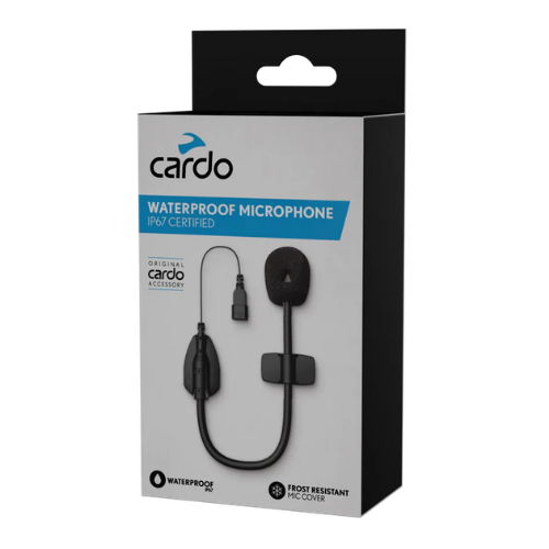 Cardo microfono impermeabile IP67 di ricambio per interfoni moto Packtalk e Freecom