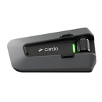 Cardo Packtalk Edge sul supporto magnetico Air Mount, vista di tre quarti