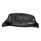 Modulo interfono Cardo Packtalk-S per Shoei Gen 3, vista di tre quarti anteriore